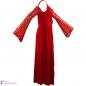 Preview: Rotes Kleid mit Spitzenärmeln